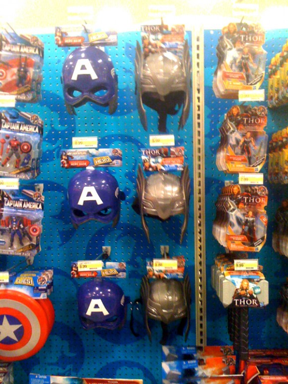 Captain America and Thor Movie Helmets
