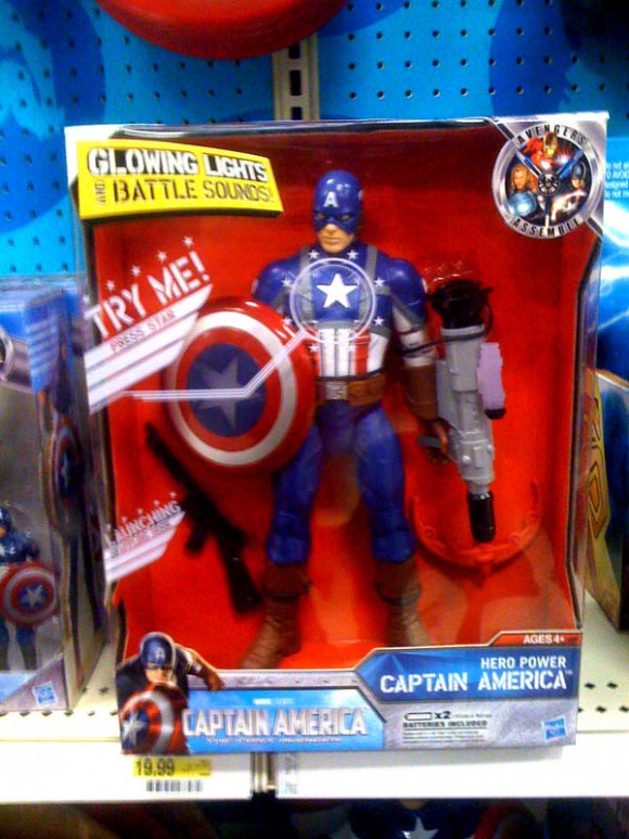 10 inch Captain America Figure in package