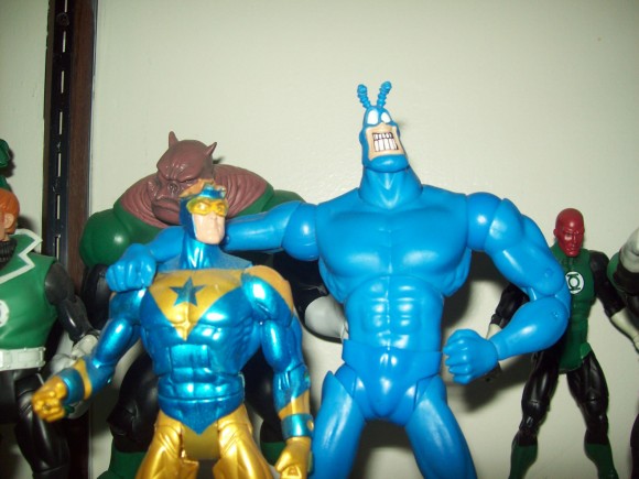 Tick and Booster Gold Figures