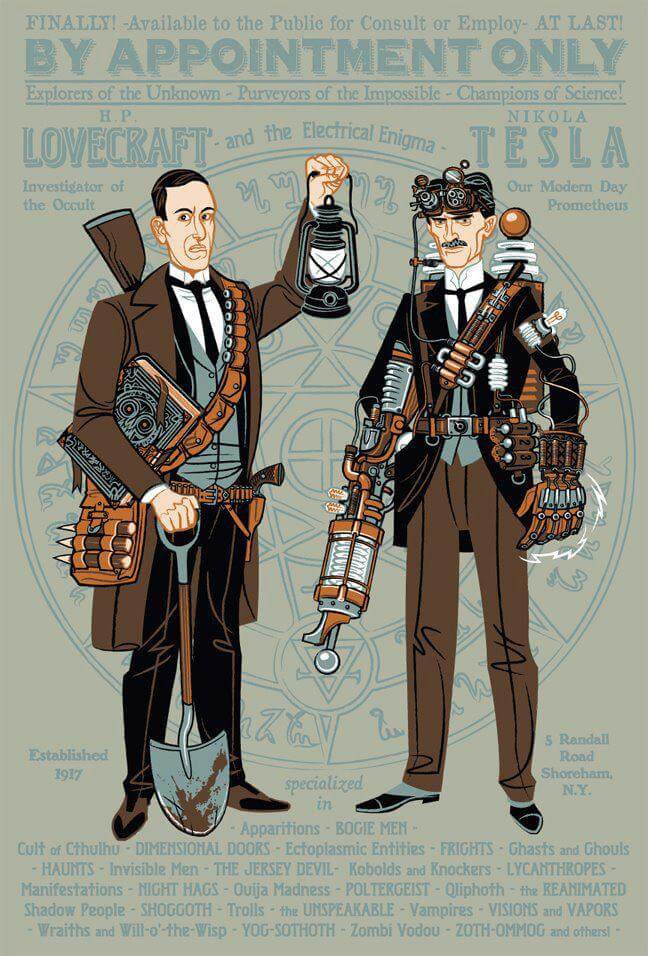 Lovecraft and Tesla!